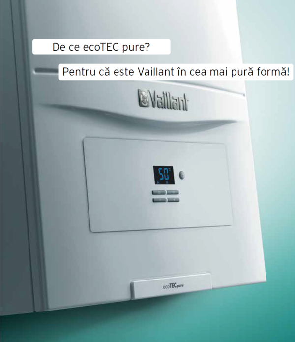 Centrala murală cu condensare Vaillant ecoTEC pure 24 kW